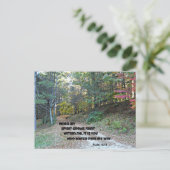 詩篇142:3私の霊が弱くなると… ポストカード (スタンド正面)