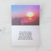 詩篇143:8あなたの絶え間ない愛の言葉、聖なる書物、 経典 カード (内部)