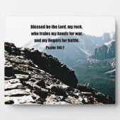 詩篇144賛美:1主なる… フォトプラーク (正面)