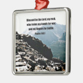 詩篇144賛美:1主なる… メタルオーナメント (左)