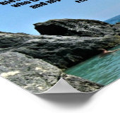 詩篇144賛美:1主よ、私の岩… ポスター (角)