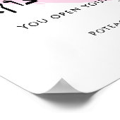 詩篇145:15 "You Open Your Hand"音訳 ポスター (角)