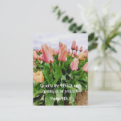 詩篇145:3素晴らしは主であり、主である ポストカード (スタンド正面)