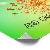 詩篇145:3素晴らしは主であり、聖書の聖句である ポスター (角)