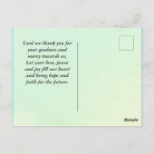 詩篇145:3素晴らしは主であり、聖書の聖句である ポストカード (裏面)