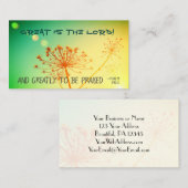 詩篇145:3素晴らしは主であり、聖書の聖句である 名刺 (正面/裏面)