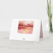 詩篇147:11我々の望みは彼の絶え間ない愛にある カード (裏面)