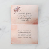 詩篇147:11我々の望みは彼の絶え間ない愛にある カード (内部)