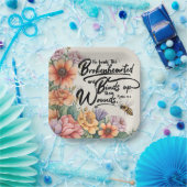 詩篇147:3キリスト教の聖書聖句のイメージ ペーパープレート (パーティー)