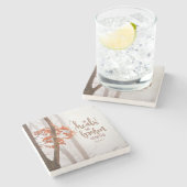 詩篇147:3彼は失恋した者を癒す ストーンコースター (横)