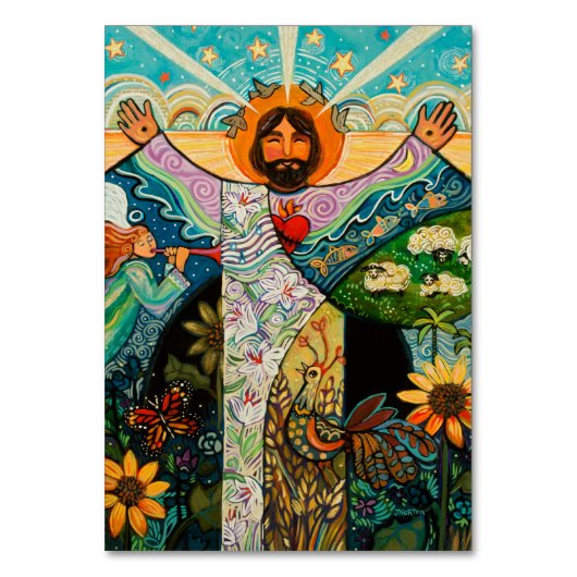 詩篇148、すべての創造が賛美カードに召喚 テーブルナンバー (正面)