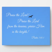 詩篇148:1主を賛美せよ！ フォトプラーク (正面)