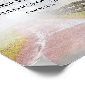 詩篇16:11あなたは私に人生の道を示す ポスター (角)