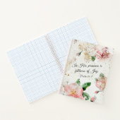 詩篇16:11彼の前には喜びの満ちがある ノートブック (内部)