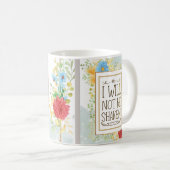 詩篇16 8私は聖書のクリスチャンを揺るがされることはない コーヒーマグカップ (正面右)