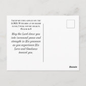 詩篇16 8私は聖書のクリスチャンを揺るがされることはない ポストカード (裏面)