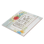 詩篇16 8 私は揺るがない 聖書 キリスト教 タイル (側面)