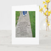 詩篇16:8,11 カード (黄色い花)