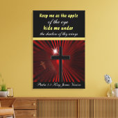 詩篇17保時8分私の目のリンゴとして… キャンバスプリント (インサイチュ (リビング))