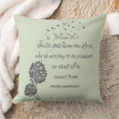 詩篇18聖書の聖句ダンデロン卿を呼ぶ クッション (ブランケット)