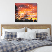 詩篇18:1-3 キャンバスプリント (インサイチュ (寝室))