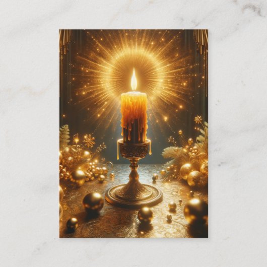 詩篇18:28 KJVカード – 私の闇を啓発 名刺 (正面)