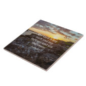 詩篇18:2、聖なる書物、 経典節 タイル (側面)