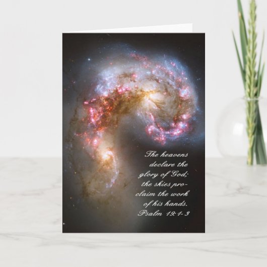 詩篇19 感動的 カード (正面)