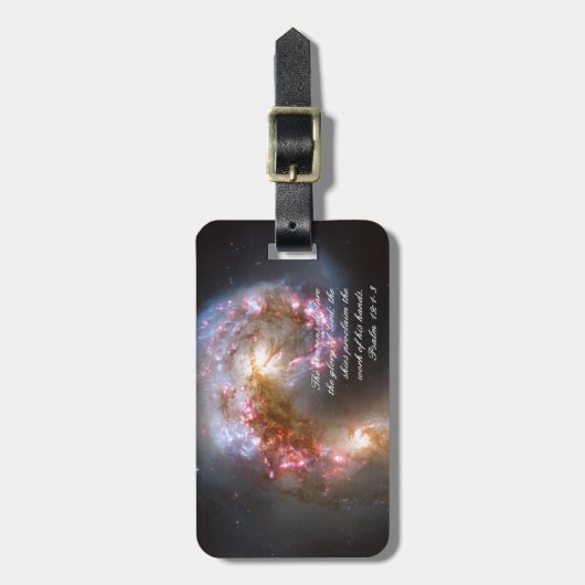 詩篇19 感動的 ラゲッジタグ (正面縦)