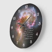 詩篇19 感動的 ラージ壁時計 (傾斜)