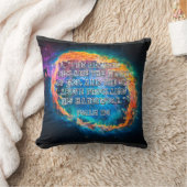 詩篇19:1神の栄光を宣言する天国 クッション (ブランケット)