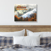 詩篇19:1聖書の聖句の栄光の神のキャンバスプリント キャンバスプリント (インサイチュ (寝室))