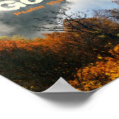 詩篇19:1聖書の聖句の栄光の神のポスター ポスター (角)