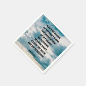 詩篇19:14祈りの言葉聖句 スタンダードカクテルナプキン (角)