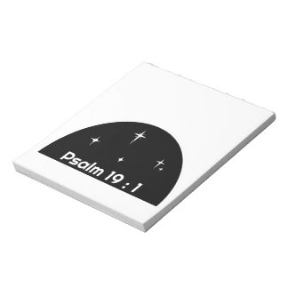 "詩篇19:1" ノートパッド