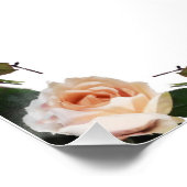 詩篇1，主の律法で，紫の花縁ど ポスター (コーナー)