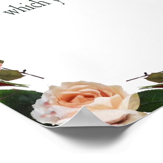 詩篇1:1-3賛美は一つ ポスター (角)