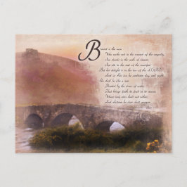 詩篇1:1-3賛美は人が… ポストカード