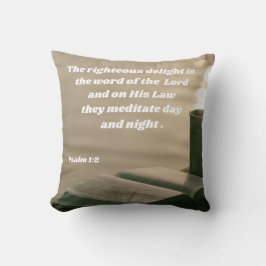 詩篇1:2聖書勉強クリスチャン クッション
