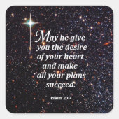 詩篇20時4分 スクエアシール (正面)