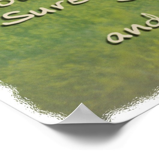 詩篇23主は私のシーペルのポスターバイブル ポスター (角)