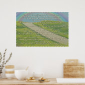 詩篇23主は私のシーペルのポスターバイブル ポスター (キッチン)