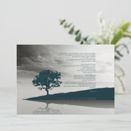 詩篇23主は私のシーペル葉書 (スタンド正面)