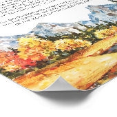 詩篇23主は私の羊飼いだ ポスター (角)