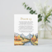 詩篇23主は私の羊飼いだ ポストカード (スタンド正面)