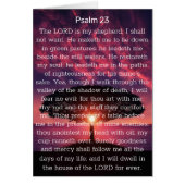 詩篇23主は私の羊飼いの夕日 (正面)