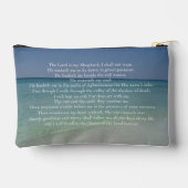 詩篇23主は私の羊飼いの聖書の聖句ビーチ アクセサリーポーチ (裏面)