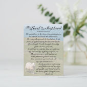 詩篇23主は私の羊飼い、アイルランドの野である ポストカード (スタンド正面)