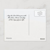 詩篇23主は私の羊飼い、アイルランドの野である ポストカード (裏面)