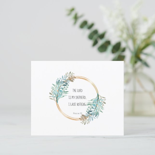 詩篇23主は私の羊飼い、聖なる書物、 経典 (スタンド正面)